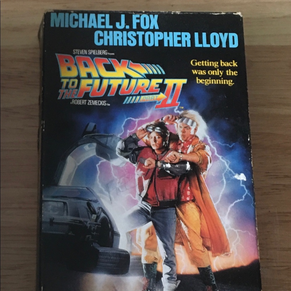 Back to the Future Part 2 in VHS Format